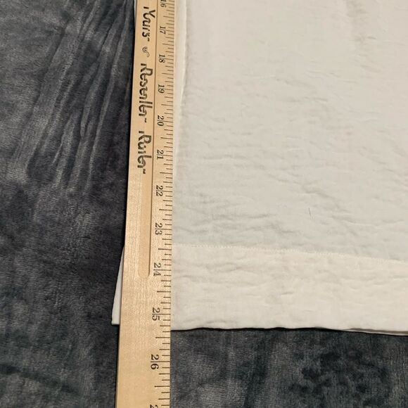 b new york Culottes Womens Medium White/Cream Wide Leg Belted Pockets Lined Boho - Picture 11 of 12